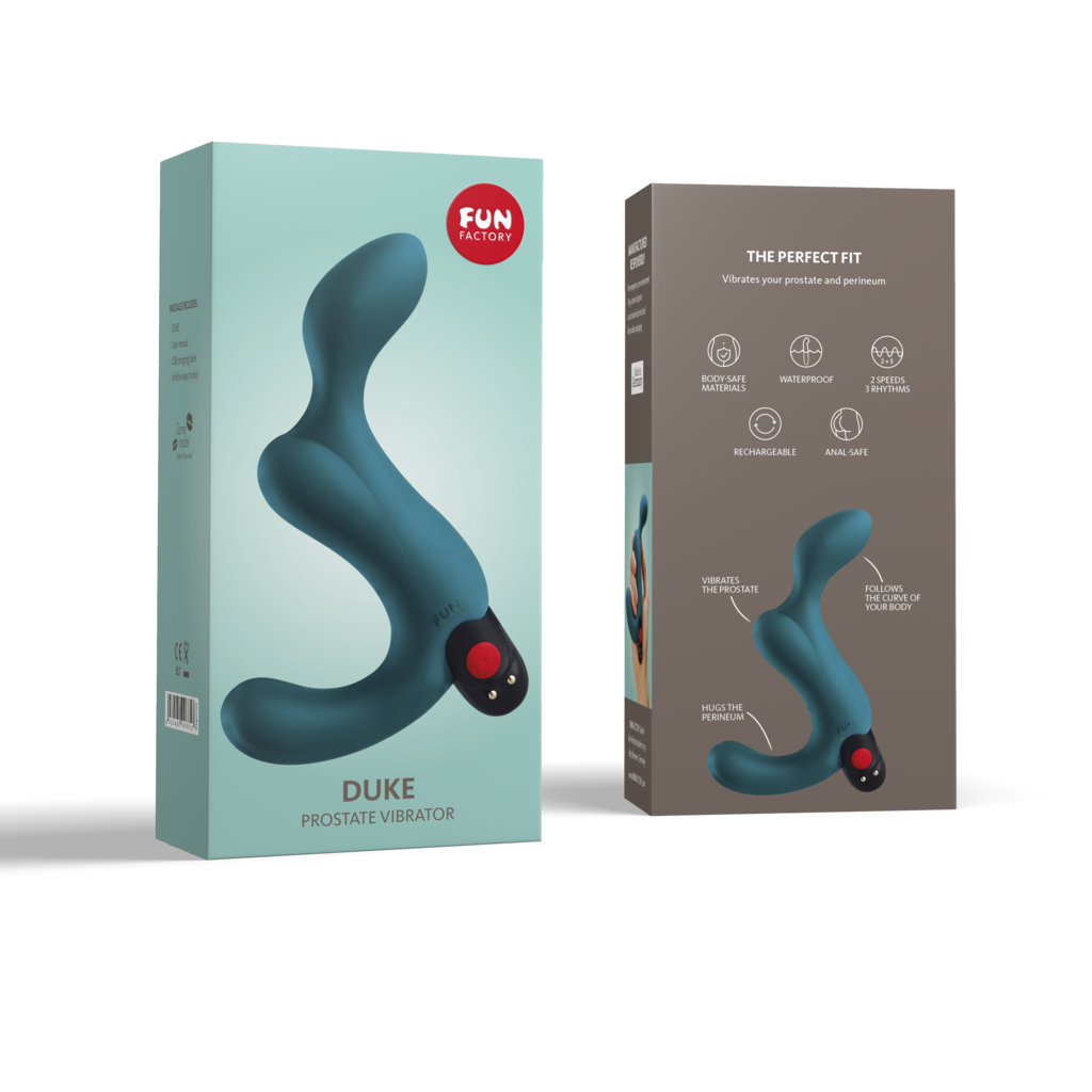 Duke Prostate Massager, Deep Sea Blue