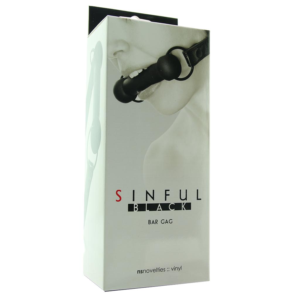 Sinful Bar Gag in Black